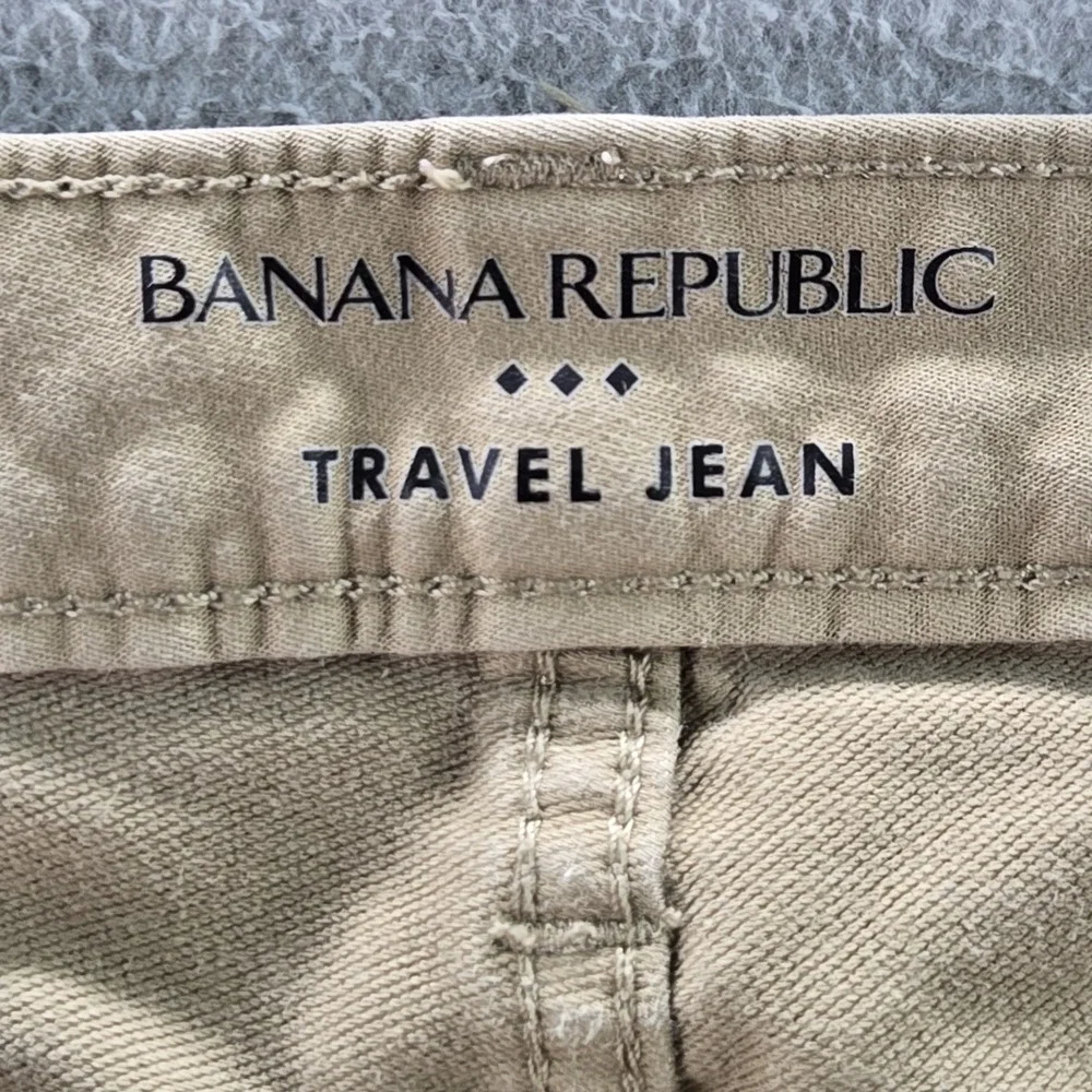 Banana Republic Men Jeans 30X30‎ Khaki Denim Chino Travel Jean  Slim